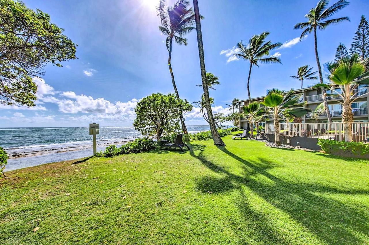 Waipouli Beachfront With Balcony And Ocean Views Appartement Kapa'a